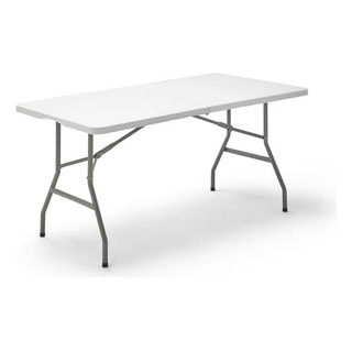 Mesa De Resina Blanca 1.8mts Mesa De Resina Blanca 1.8mts