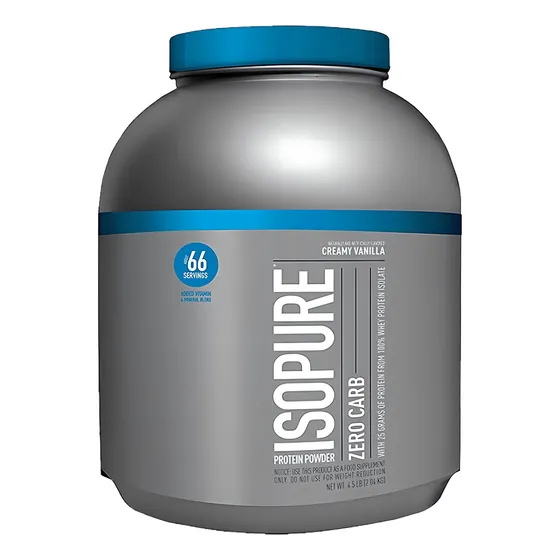 Proteina Isopure Zero Carb 4.5 Lbs Los Sabores Sabor Vainilla