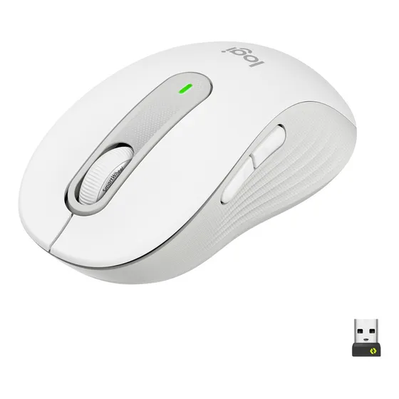 Mouse Sem Fio Logitech Signature M650 - Branco