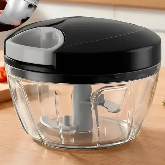 Processador Triturador Moedor De Alimentos Manual Alho 500ml