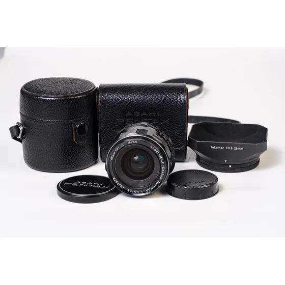 Lente Objetiva Super Multi Coated Takumar 28mm F/3.5 M42 Preto