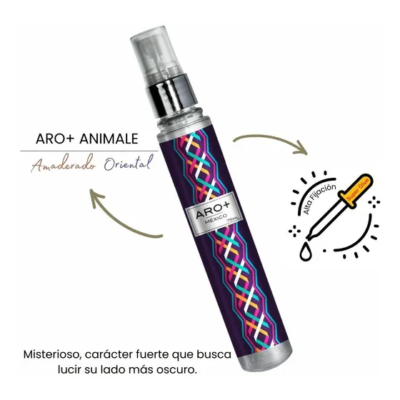 Perfume Caballero 75ml Aro+ Animal Men Alta Fijación Hombre