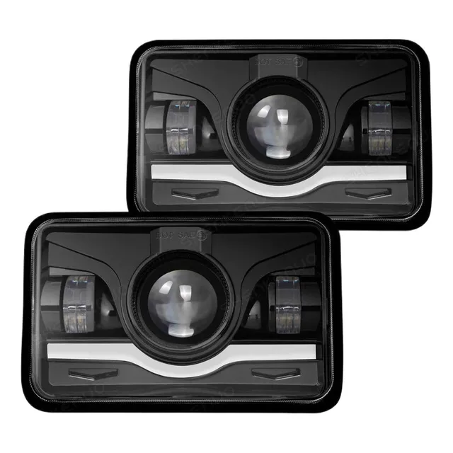 Para Faróis De Led C 4x6 Dot Switchback Para Datsun 510