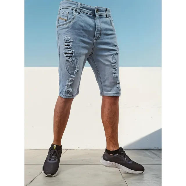 Bermuda De Jean  Para Hombre