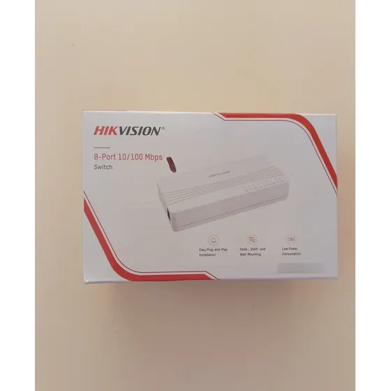 Switch 8 Ptos Hikvision 10/100 Mbps