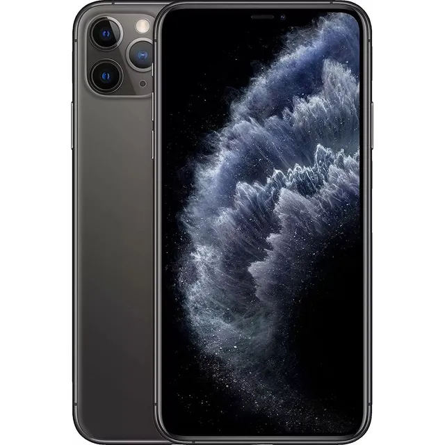 Iphone 11 Pro 64 Gb Gris Espacial Negro Att Grado A Negro (Reacondicionado)
