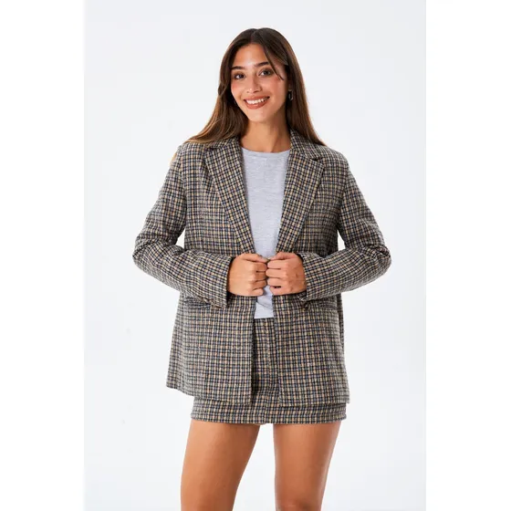 Conjunto Blazer + Pollera-short Mujer Mochi