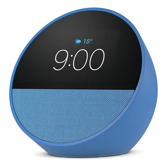 Amazon Echo Spot Bocina Inteligente 2024 Color Azul Acero