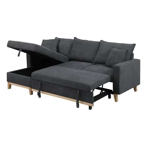 Eafurn Sofá Modular En Forma De L Con Diván, Sofá Cama R.