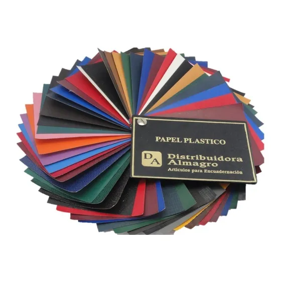 Papel Plastico Cobertura Vinilica Para Encuadernación X1 Mt