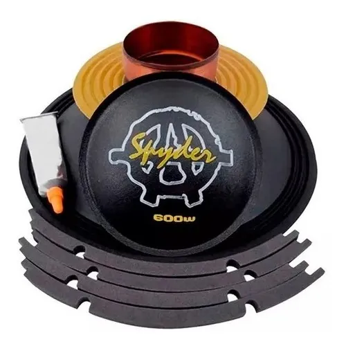 Kit Reparo Alto Falante 12 Woofer Spyder Kaos 600 Rms 8 Ohms
