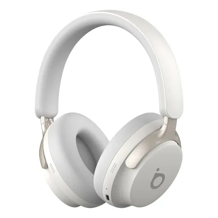 Headphone Bluetooth 5.4 Com Anc+enc 40h Bateria Basike Fone Headset Bluetooth Com Microfone Hi-fi Estéreo Branco