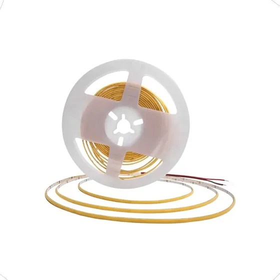 Fita Led Mini Cob 3mm 12v 5m Branco Quente / Neutro / Frio
