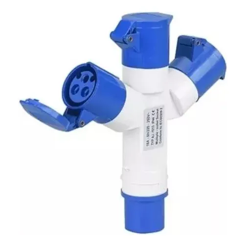 Enchufe Industrial D Multiple Monofasico Pulpo 220v 250v 16a