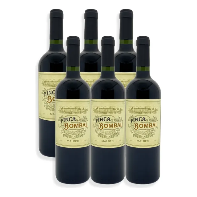 Vino Tinto Finca Bombal Malbec 750ml Mendoza Argentina X6u