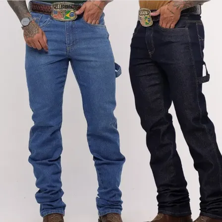 Kit 2 Calça Country Carpinteira Masculina Rodeio Premium