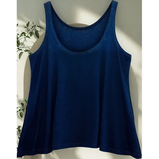 Blusa Blusinha Feminina Plus Size Evasê Viscolycra Cores