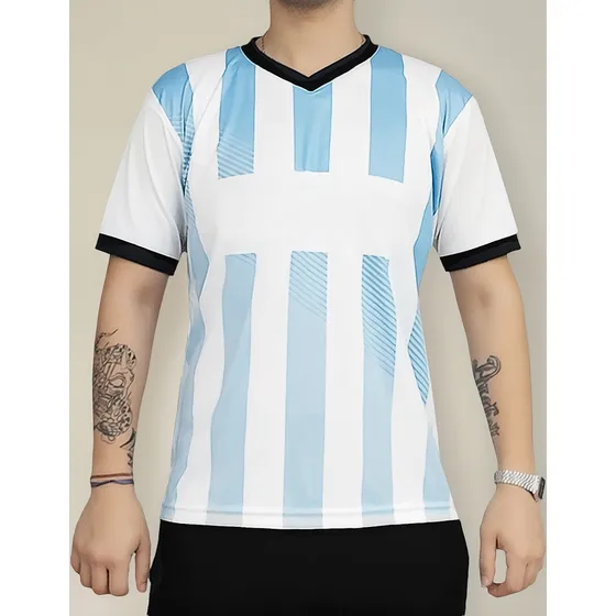 Camiseta Argentina Mundial Para Sublimar X 10 Un