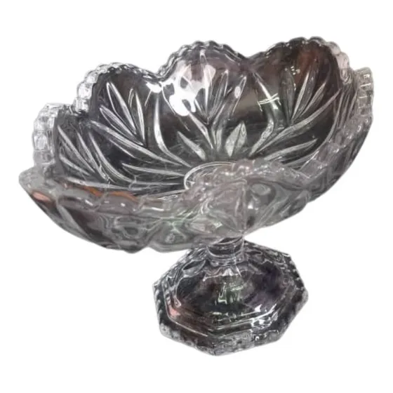 Bombonera Centro De Mesa Adornos De Cristal 