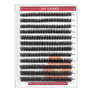 Diy Lash Clusters 240pcs Eyelash Extensions 100d Natural Diy Lash Clusters 240pcs Eyelash Extensions 100d Natural