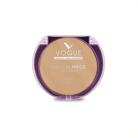 Polvo Compacto De Arroz Vogue Con Filtros Solares 11 Gr