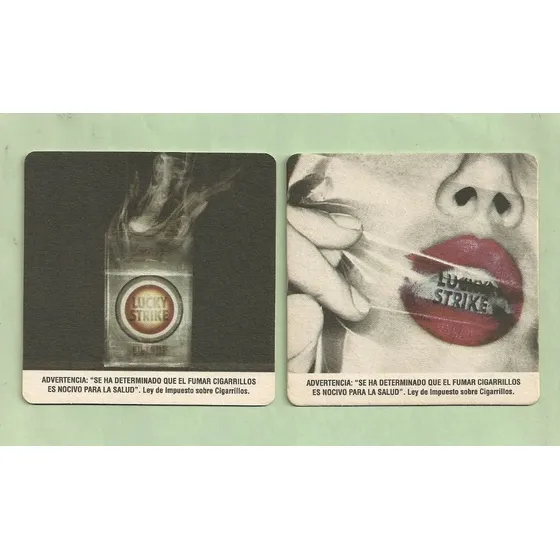 Secantes Posavasos Lucky Strike 6 Unidades, Sólo Caracas