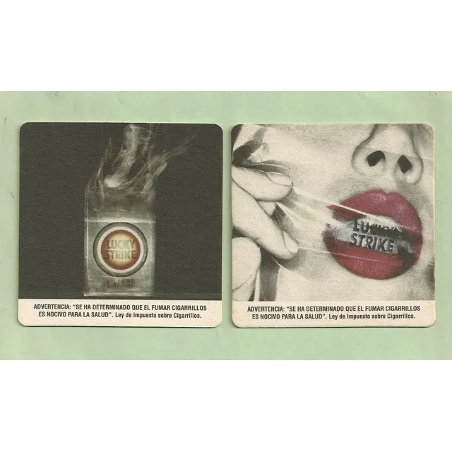 Secantes Posavasos Lucky Strike 6 Unidades, Sólo Caracas