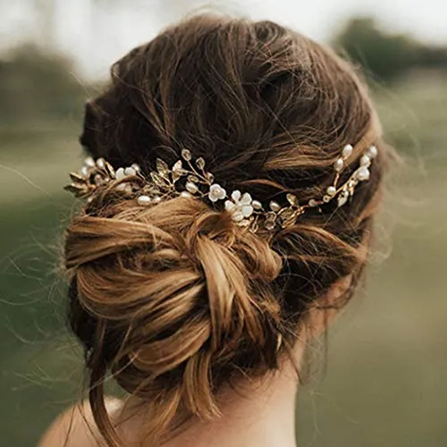 Jonky Bride Wedding Hair Vine Perla Brida Cabello Zysfm