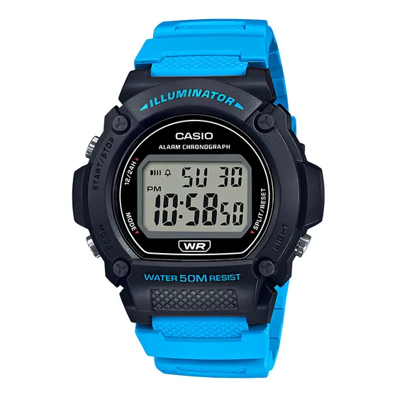 Reloj Casio Hombre W-219h-2a2 Deportivo