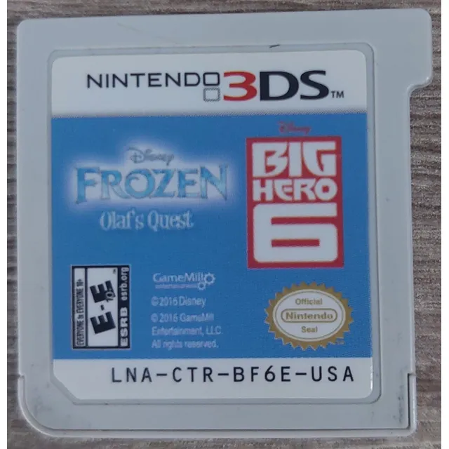 Juego Nintendo 3ds Disney Frozen Y Big Hero 6 (usado)