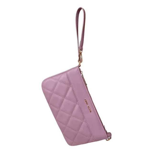 Anne Klein Bolso Acolchonado Rosa Pálido Acolchonado Oro Rosa Pálido