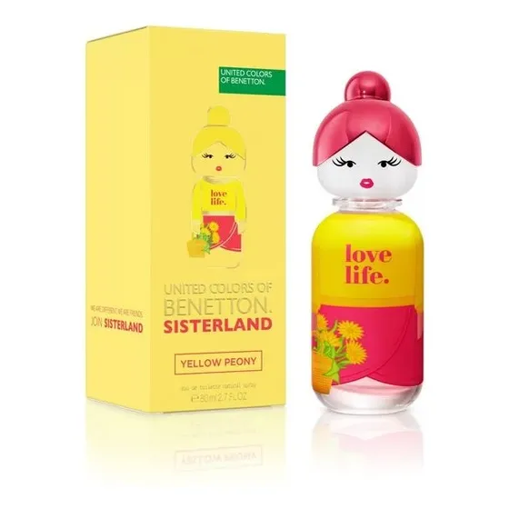 Perfume Benetton United Colors Sisterland Yellow Peony Edt