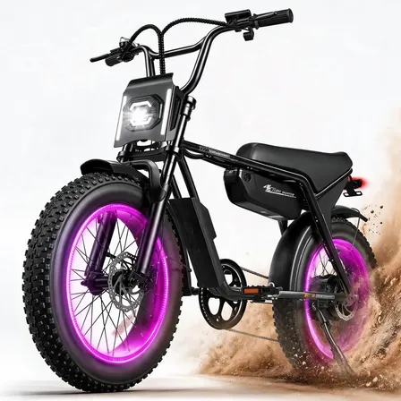 Bicicleta Elétrica Fat Tire Z7 1000w Adultos E-bike Preto 20
