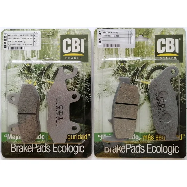 Pastillas De Freno Tvs Apache Rtr 180 Rtr 200 160 4v Cbi