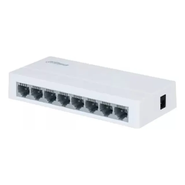 Switch Multipuerto Ethernet 8 Puertos 10/100 Dahua Pfs-3008