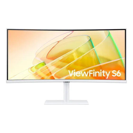 Monitor Samsung 34 Viewfinity S6 100hz Blanco Tranza