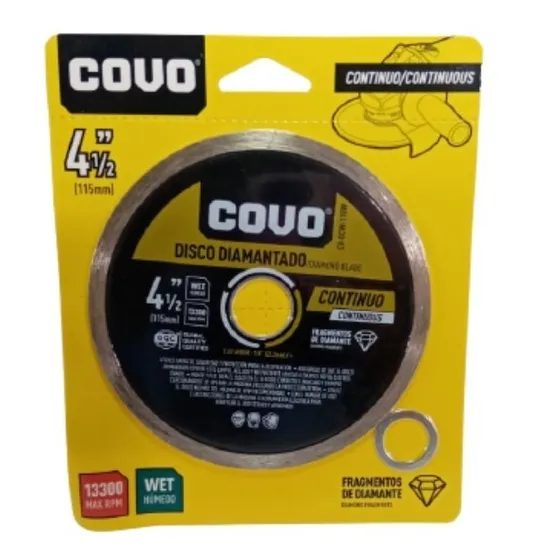 Disco Corte Concreto Continuo 4 Pulgadas Covo