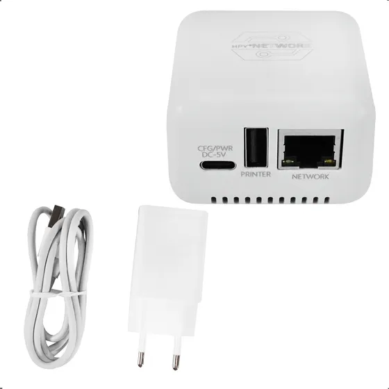  Servidor De Impressão Usb Para Ethernet Lpr  Server Print