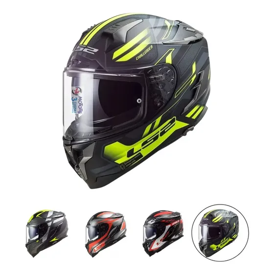 Jm Casco Ls2 Ff 327 Challenger Gp Spin Cobalt Con Pinlock