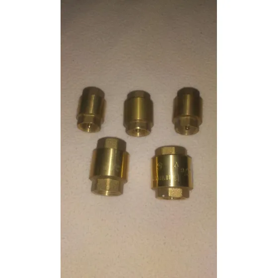 Valvula Sheck De Bronce 3/4 Y 1/2