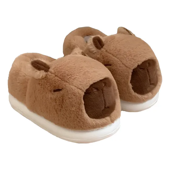 Pantuflas Cerradas Capibara Carpincho Suela Goma - Mangacha