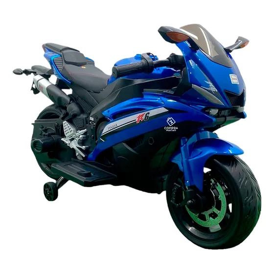 Moto Recargable Niños 3-8 Años Acelradr Manubrio Llanta Goma