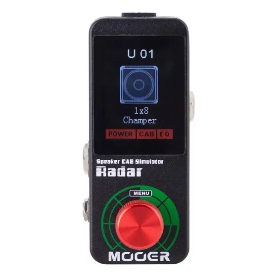 Pedal de efeito Mooer Micro Radar MS1 preto