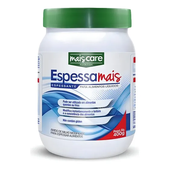 Espessante Alimentar Espessa Mais Lata 400g Mais Care Sabor Sem sabor