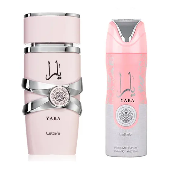 Perfume Yara 100ml + Body Spray 200ml