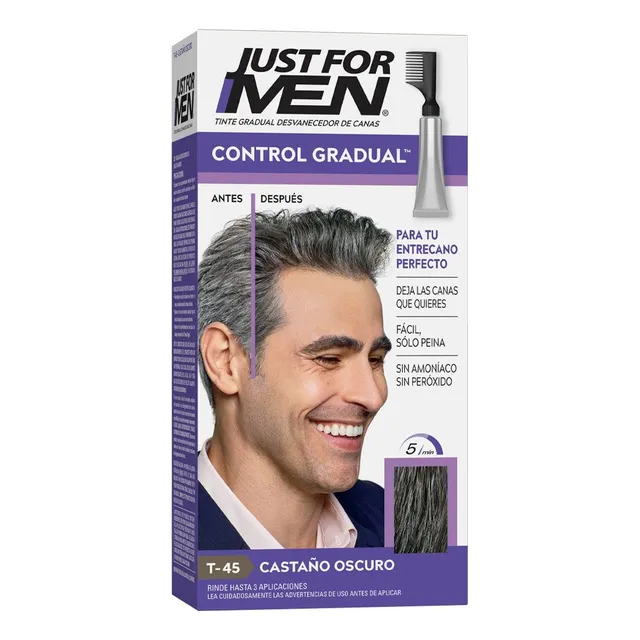 Just For Men Control Gradual Cubre Desvanecedor De Canas
