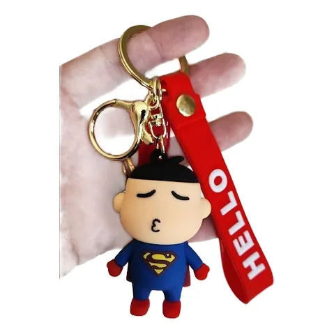 Llavero Pvc Heroes Mochila Regalo Niños Dc Marvel Avengers 