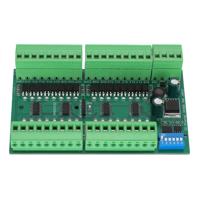 Controlador De Entrada Aislado Rs485 De 32 Canales Din Rail