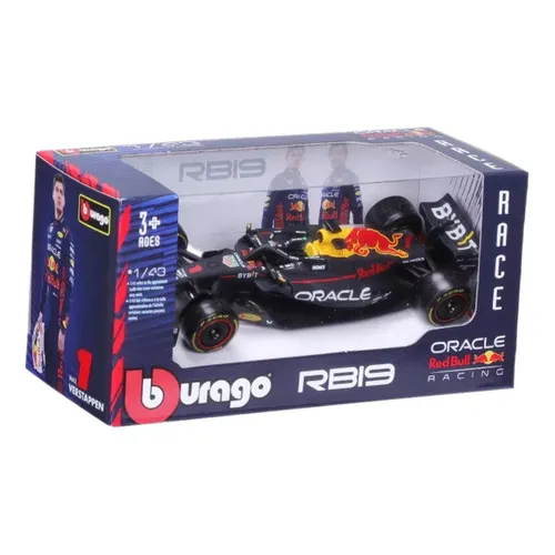 Bburago Red Bull RB19 2023 Max Verstappen Escala 1/43 Auto sin piloto