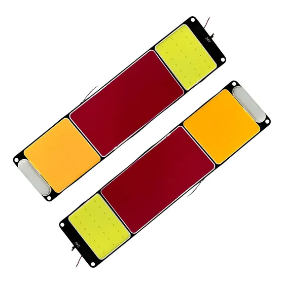 Kit X2 Faros Traseros Led Trailer Camión Acoplado Chato 12v